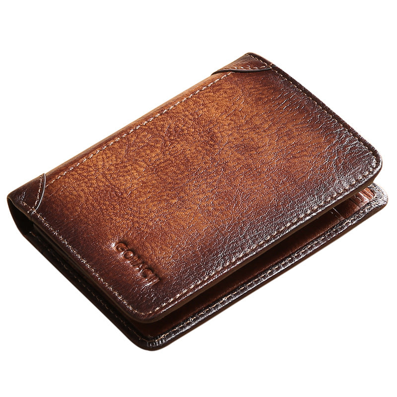 Men's Leather Short Wallet