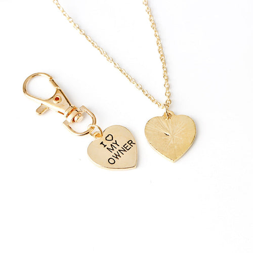 "I Love My Dog" Bone Necklace