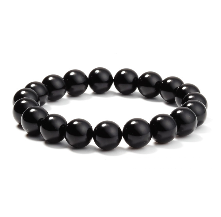 Black Onyx Bead Bracelet