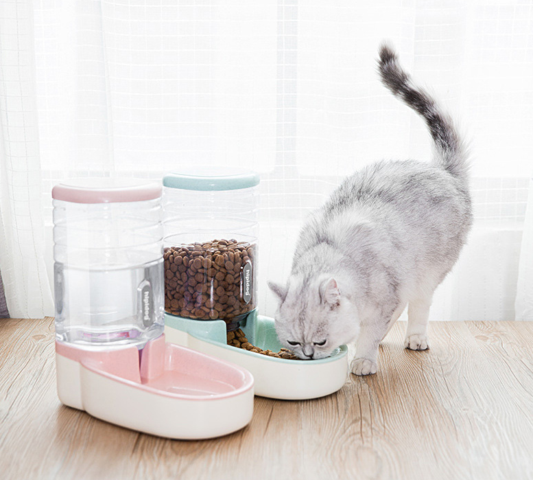 Gravity Pet Feeder & Water Dispenser
