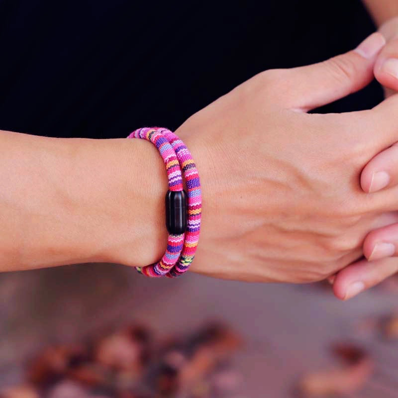 Men's Boho Cord Charm Bracelet