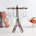Bronze Wine Bottle & Glass Holder