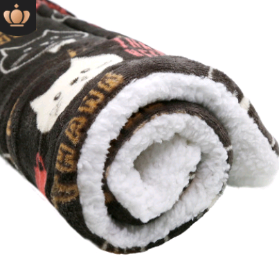 Printed Fleece Pet Blanket