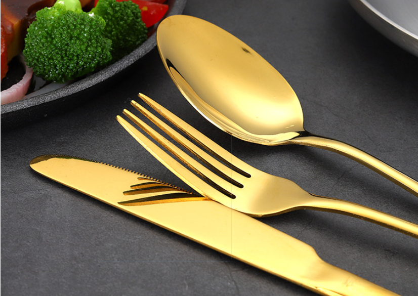 24-Piece Stainless Steel Flatware Set