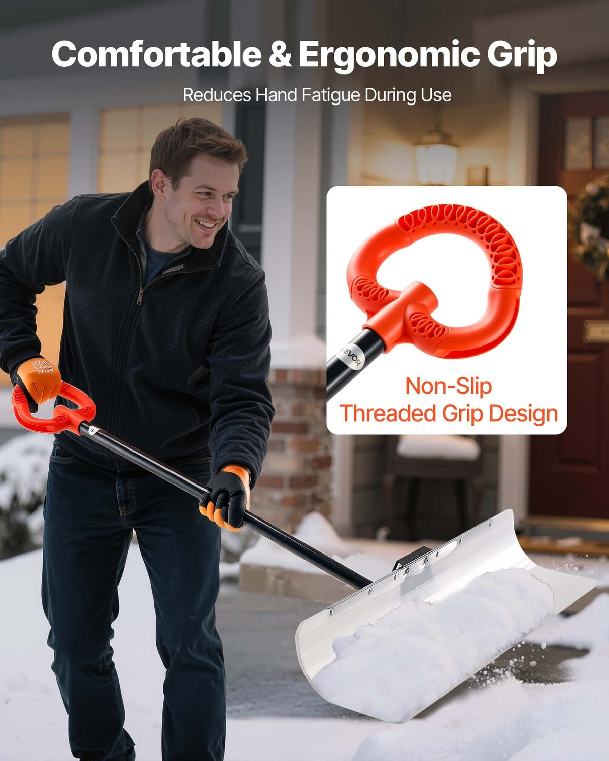 36-Inch Snow Pusher Shovel