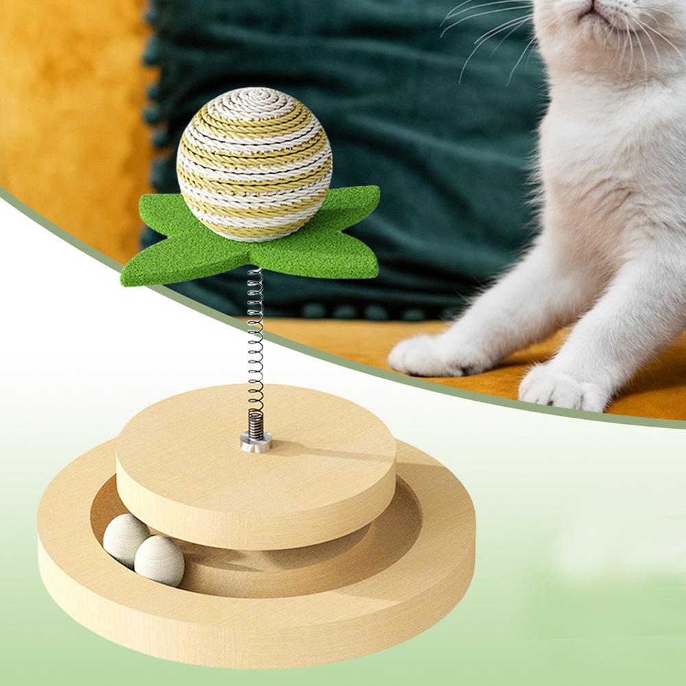 Sisal Scratch Pad with Ball Track
