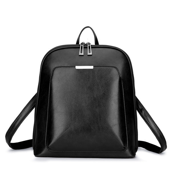 Vintage Faux Leather Backpack