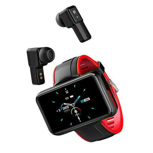 2-in-1 Smartwatch with Built-In Earbuds