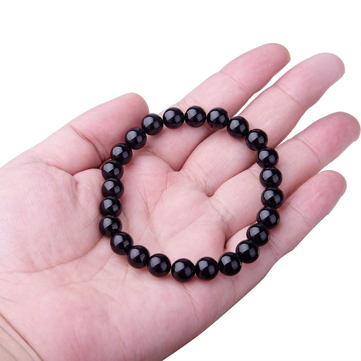 Black Onyx Bead Bracelet