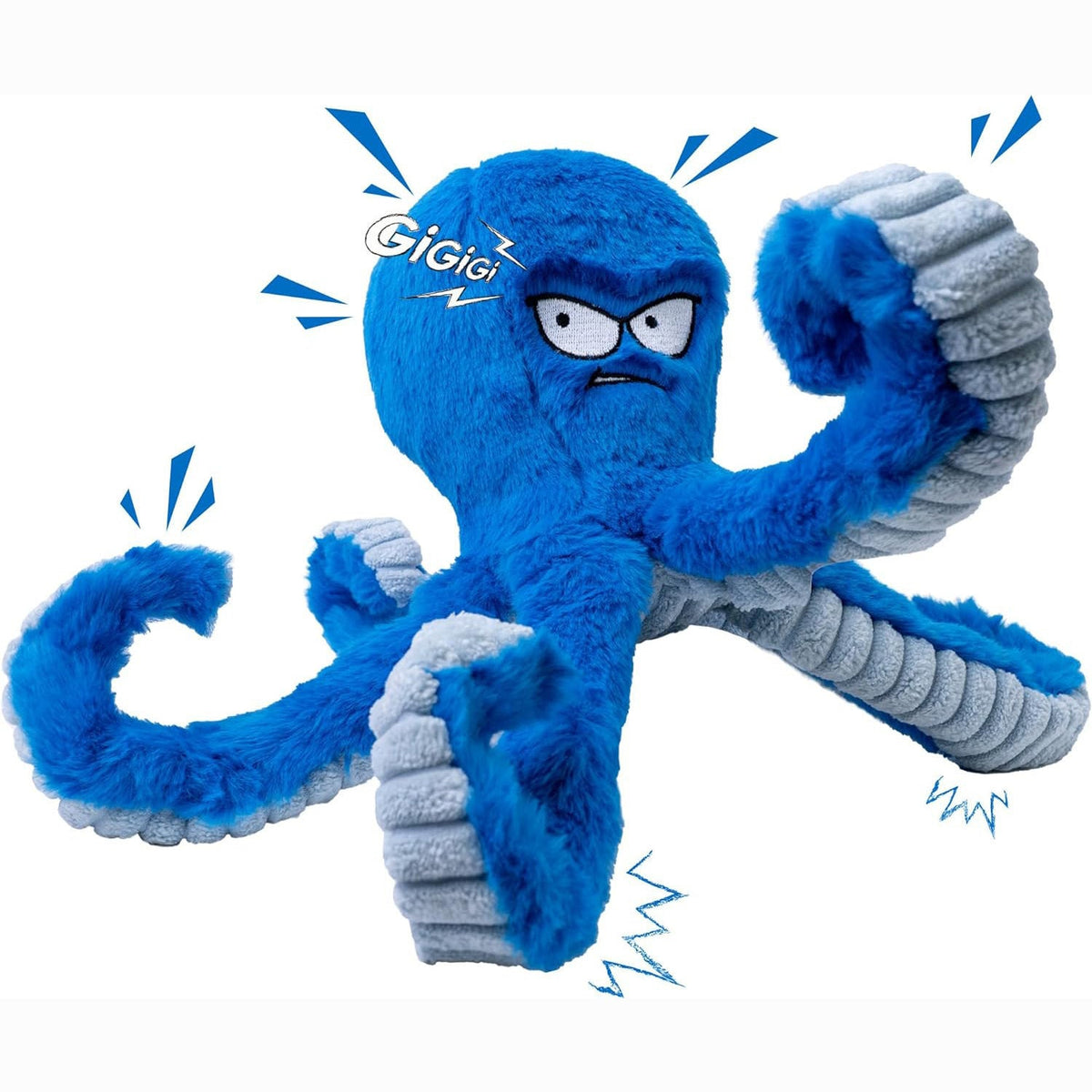 Tough Octopus Plush Dog Toy