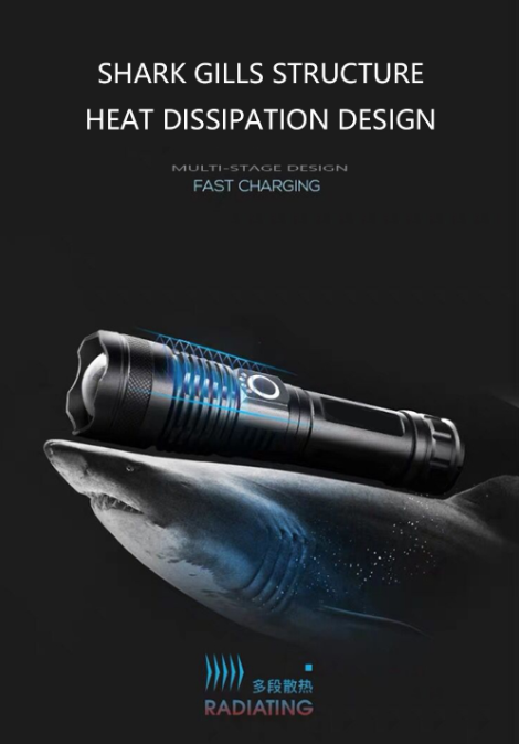 Rechargeable High-Power LED Flashlight