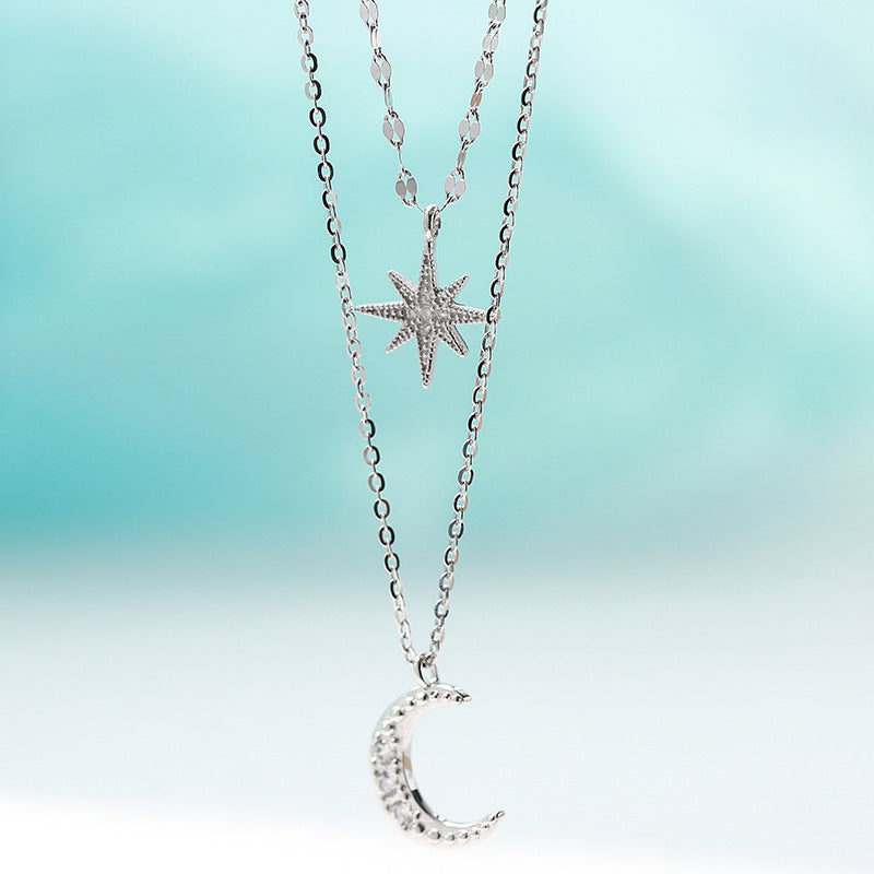 Astral Moon Layered Necklace