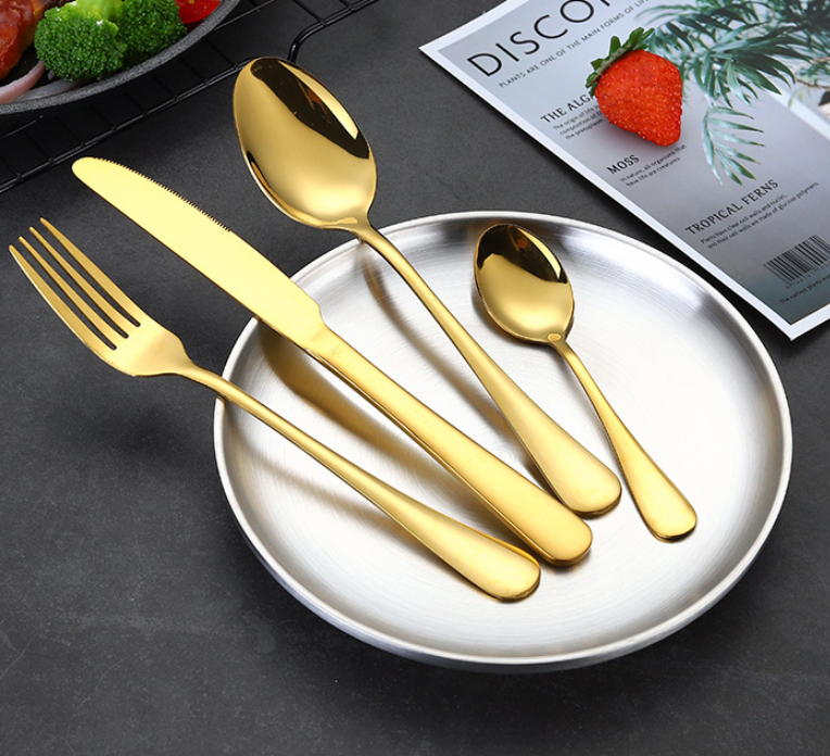 24-Piece Stainless Steel Flatware Set