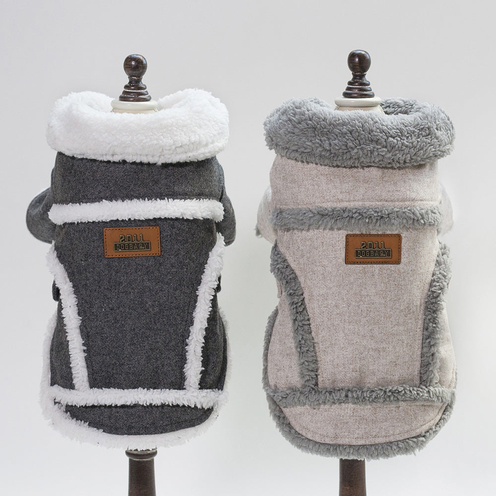 Warm Velvet Dog Coat
