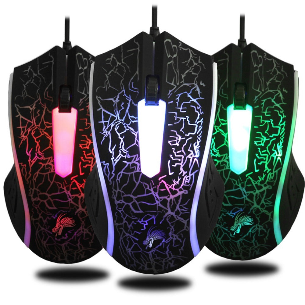 Light-Up Wired Gaming Mouse