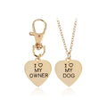 "I Love My Dog" Bone Necklace