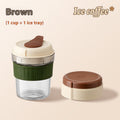 Iced Coffee Cup with Ice Tray