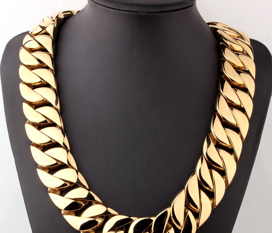Men's Gold-Tone Chain Necklace