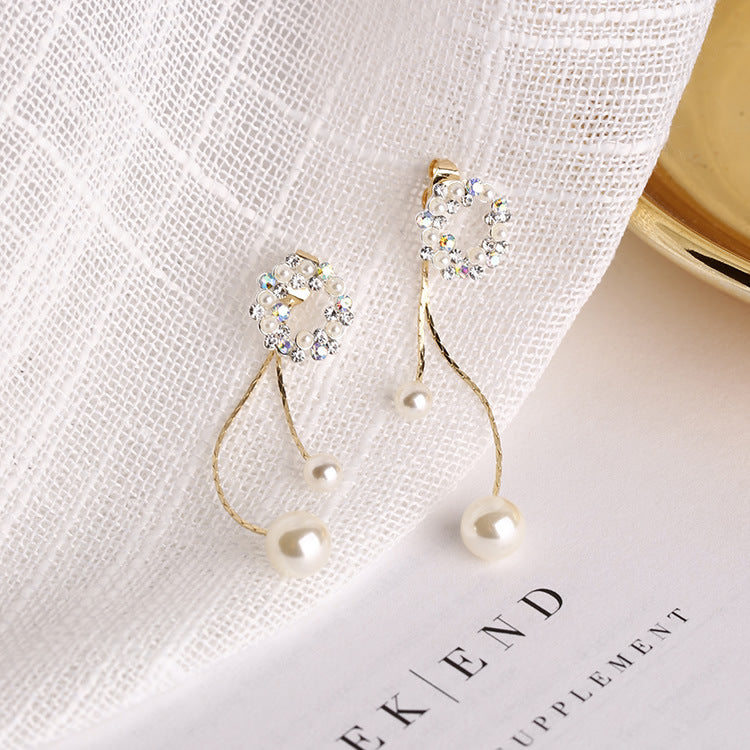 Pearl Garland Drop Earrings
