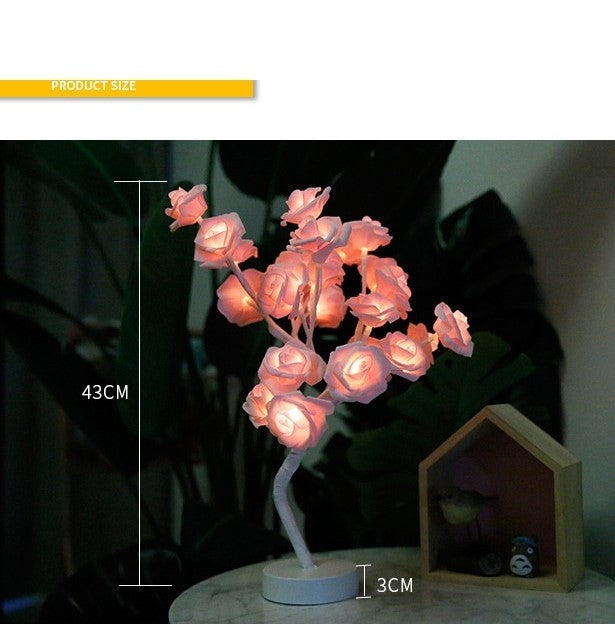 Rose Bonsai Tree Lamp