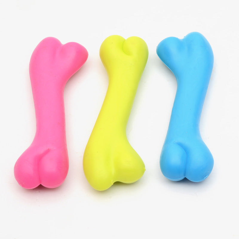 Rubber Bone Chew Toy