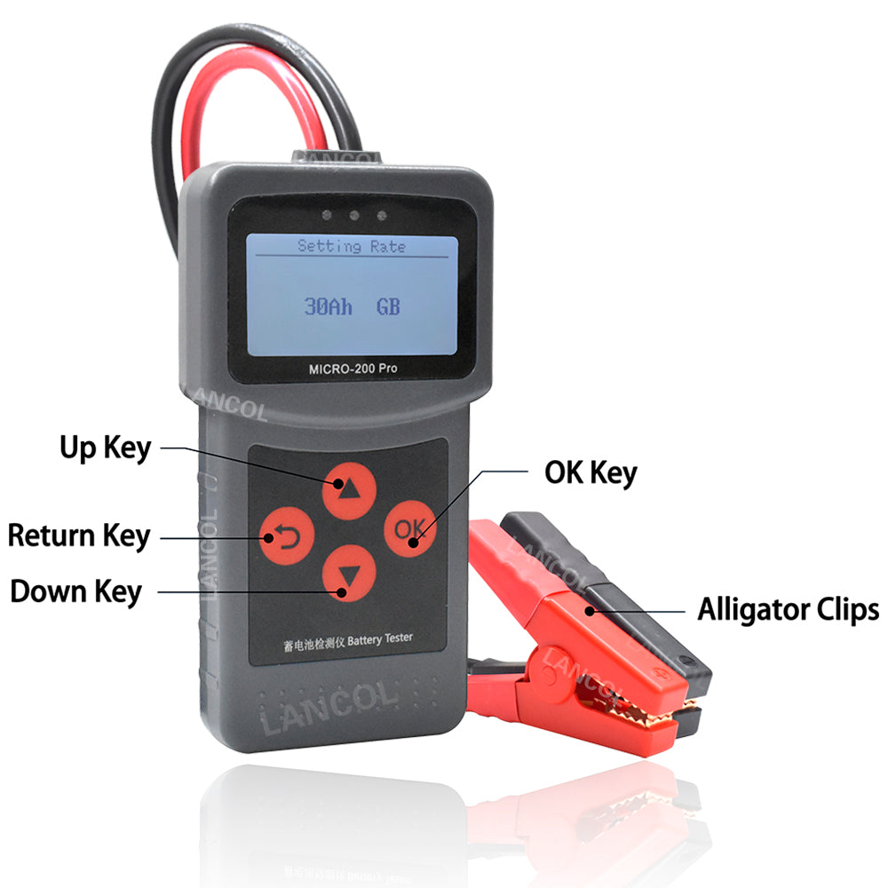 12V/24V Car Battery Tester