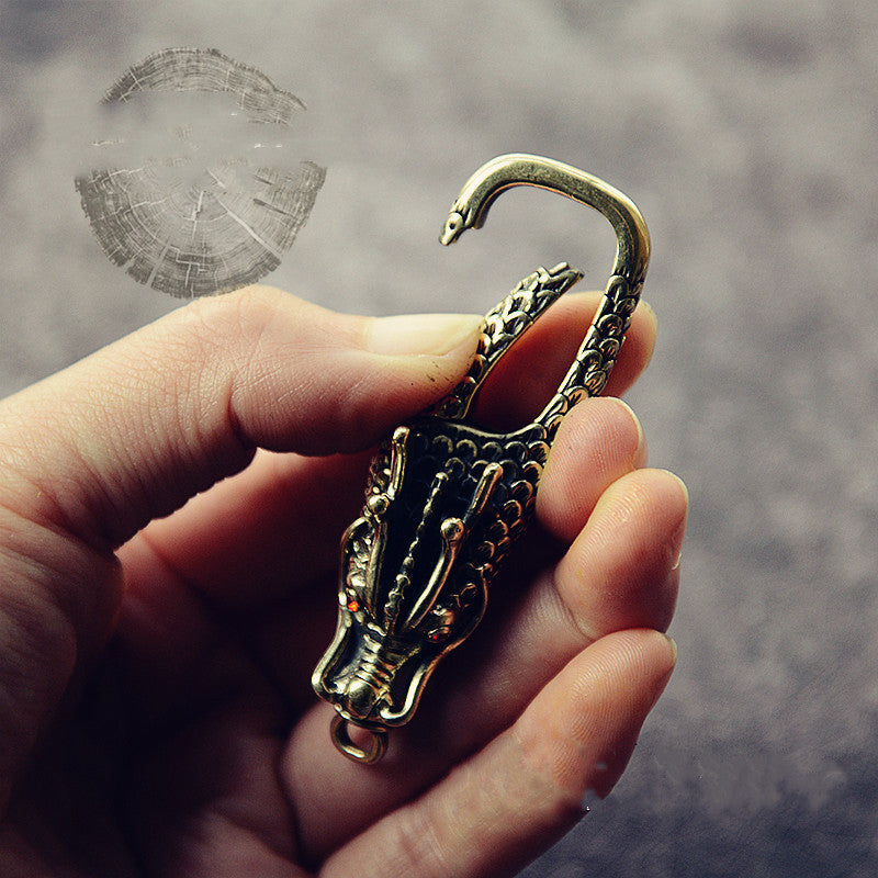 Mini Copper Faucet Keychain