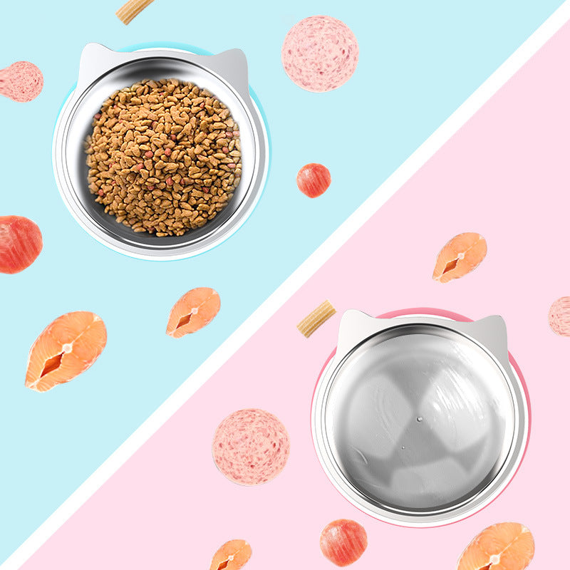 Non-Slip Stainless Cat Bowl
