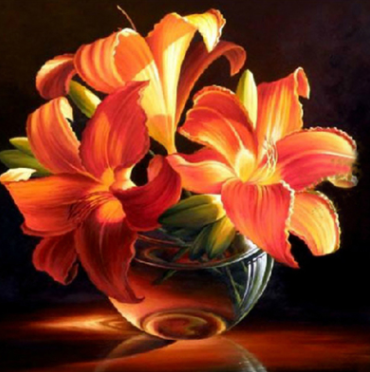 Flower Vase Diamond Painting Kit