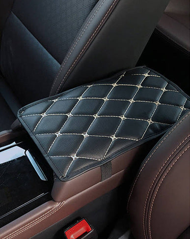 Leather Center Console Armrest Cover