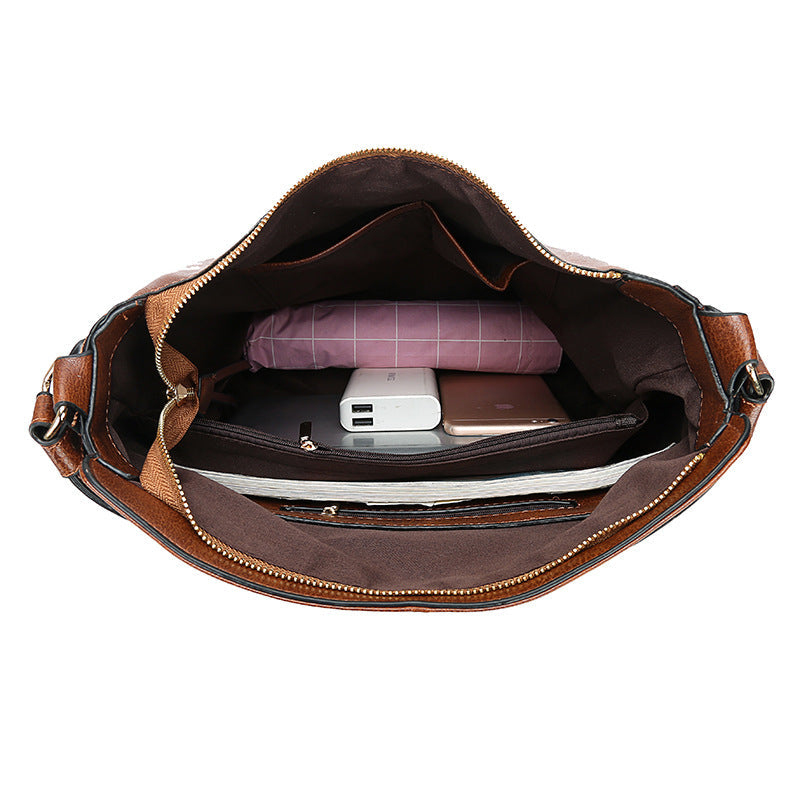 Zip Hobo Bucket Bag