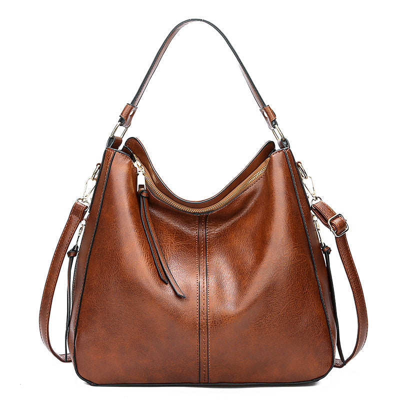 Zip Hobo Bucket Bag