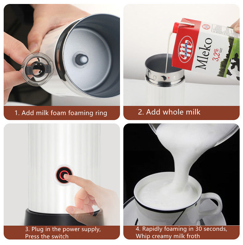 Electric Milk Frother & Warmer