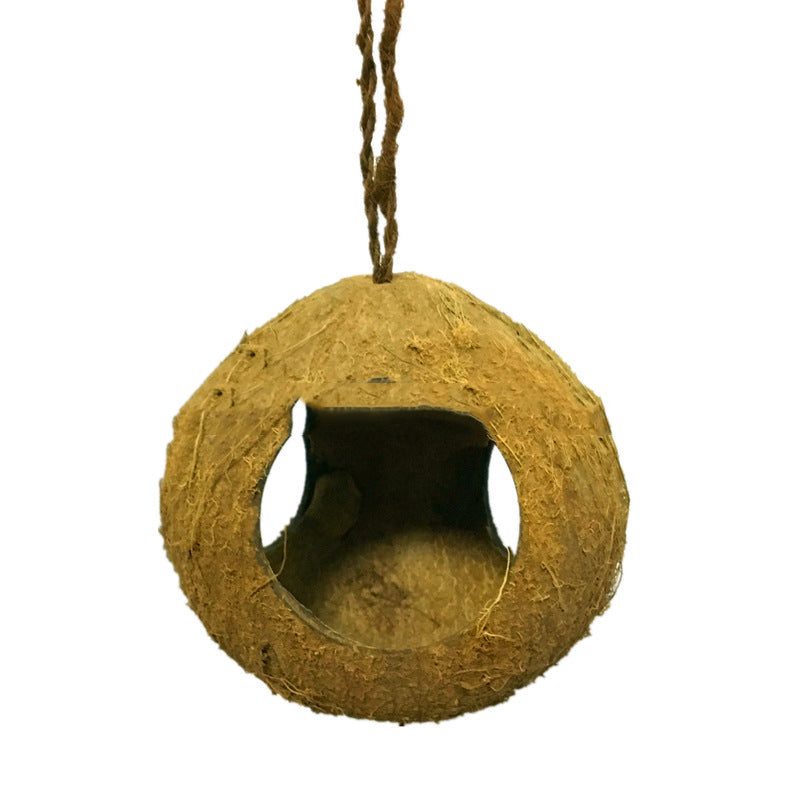 Coconut Shell Bird Feeder