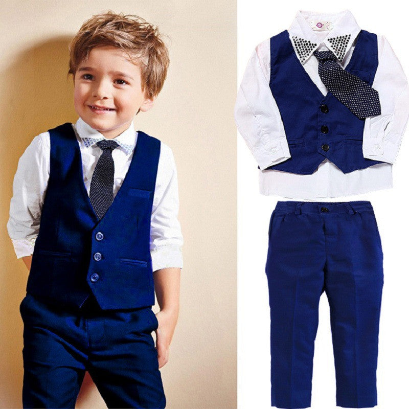 Boys' 3-Piece Vest Suit