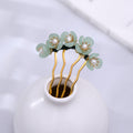 Handmade Pearl Flower Hairpin