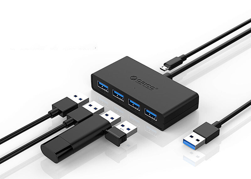 4-Port USB 3.0 Hub with Power Port