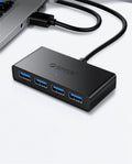 4-Port USB 3.0 Hub with Power Port