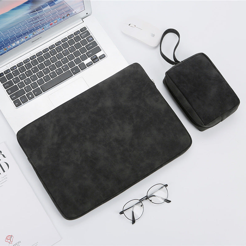 PU Leather Laptop Sleeve (13–15 in)