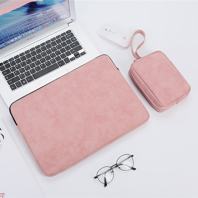 PU Leather Laptop Sleeve (13–15 in)