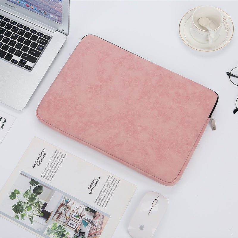 PU Leather Laptop Sleeve (13–15 in)