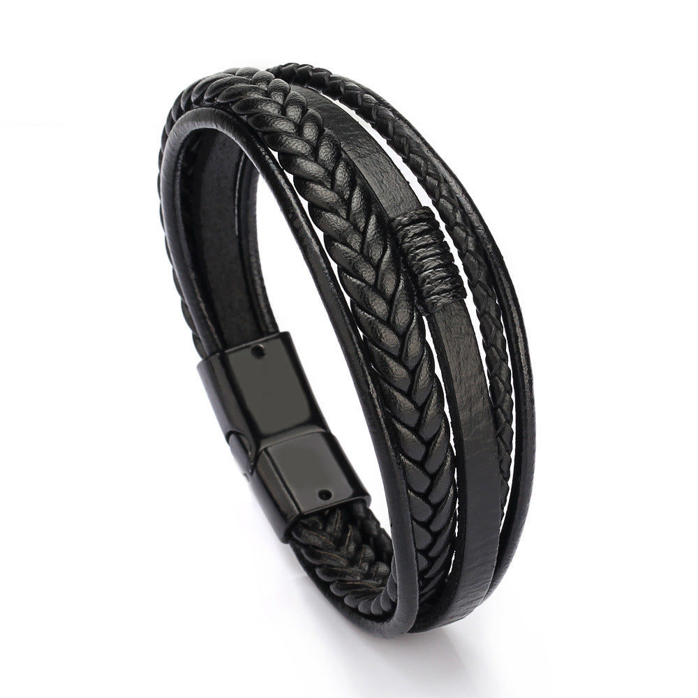 Men's Genuine Leather Bracelet