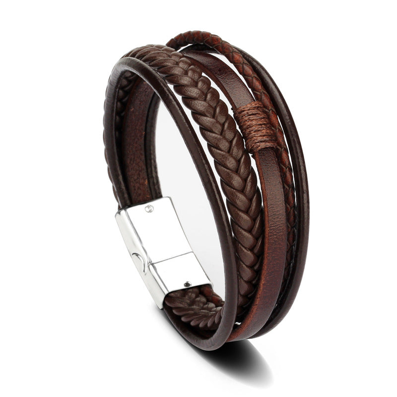 Men's Genuine Leather Bracelet