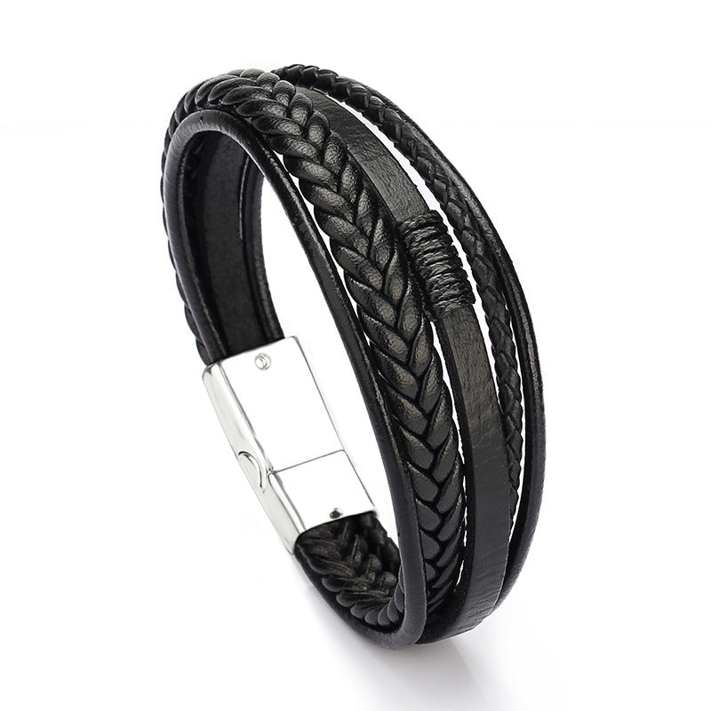 Men's Genuine Leather Bracelet