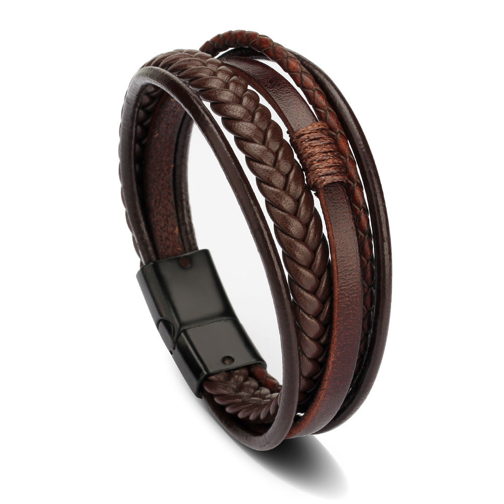 Men's Genuine Leather Bracelet