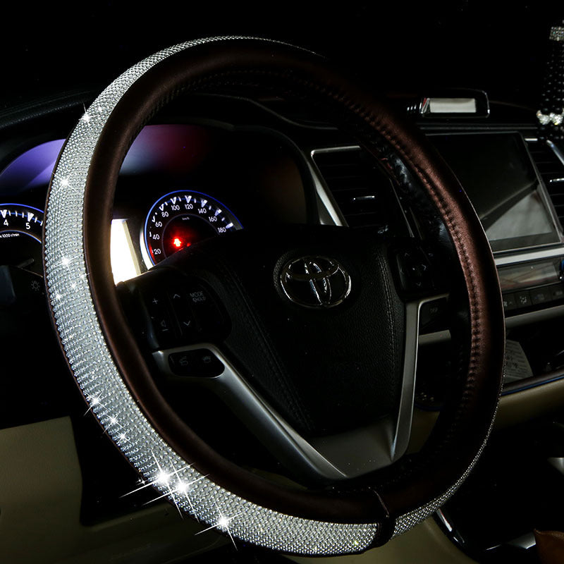 Rhinestone Steering Wheel Cover