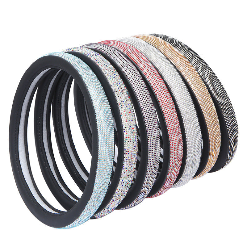 Rhinestone Steering Wheel Cover