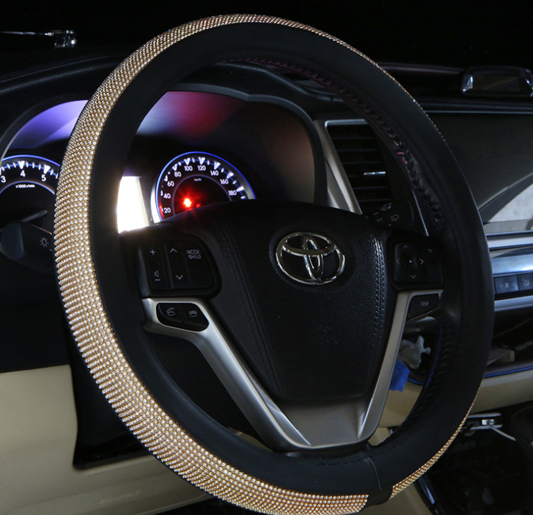 Rhinestone Steering Wheel Cover