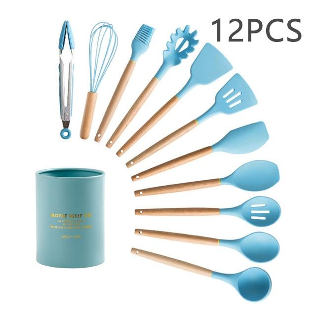 Silicone Spoon & Spatula Set