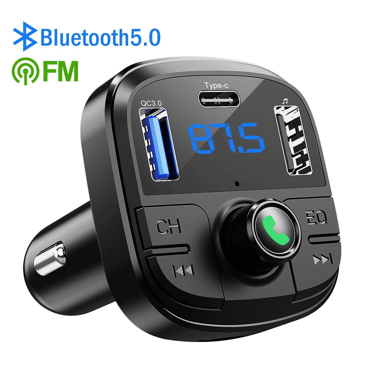 Bluetooth FM Transmitter Car Charger